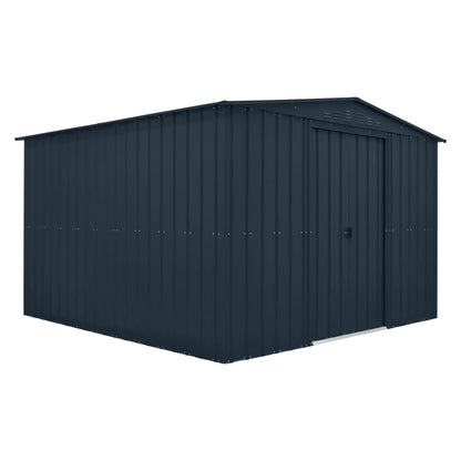 Globel Grey Apex Metal Shed