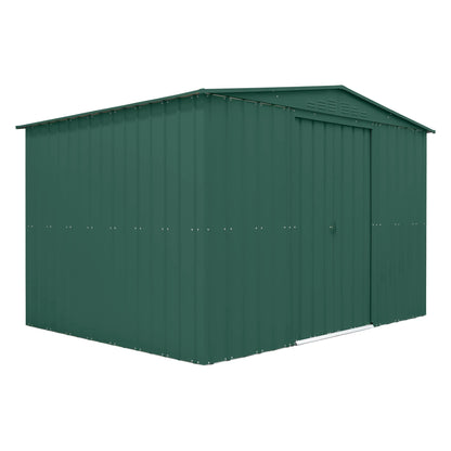 Globel Green Apex Metal Shed