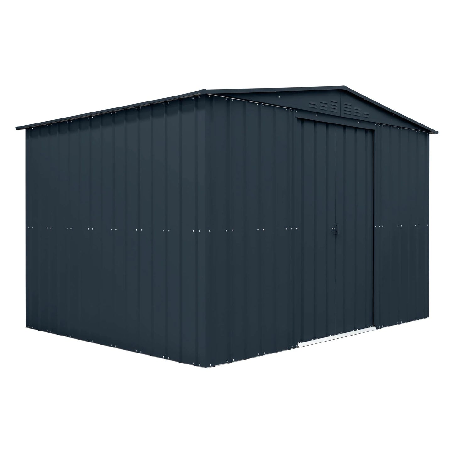Globel Grey Apex Metal Shed