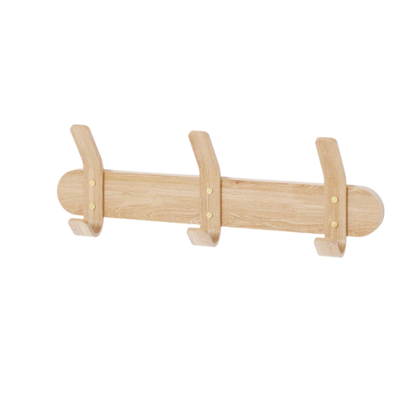 Wireworks Wall Hooks Left Hook 3 Oak
