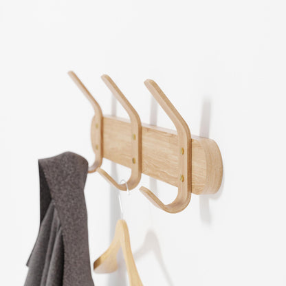 Wireworks Wall Hooks Left Hook 3 Oak