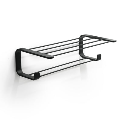 Origins Living Gedy Outline Double Towel Rack Matt Black