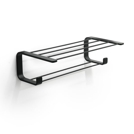 Origins Living Gedy Outline Double Towel Rack Matt Black
