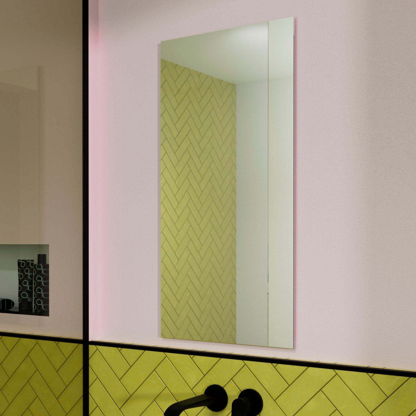 Origins Living Brix Rectangular Mirror 40x80cm