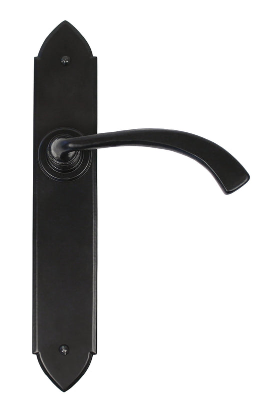From The Anvil Gothic Curved Sprung Lever Latch Set