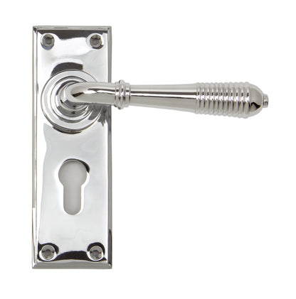 From The Anvil Reeded Lever Euro Lock Set