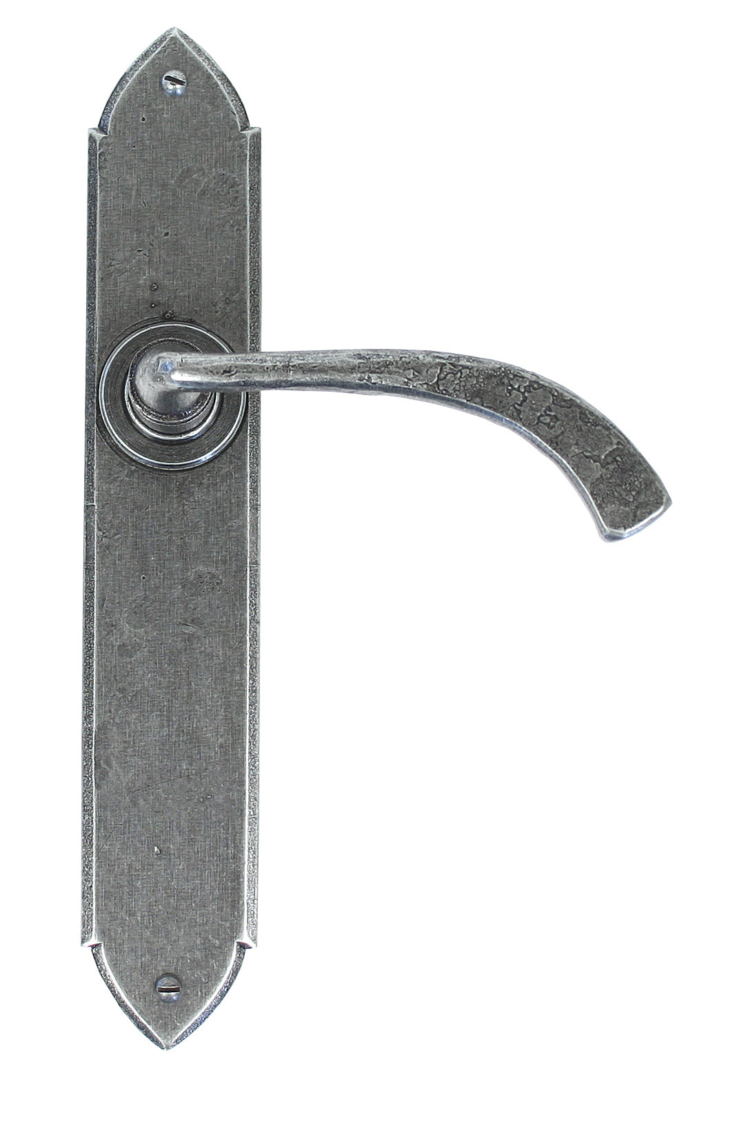 From The Anvil Gothic Curved Sprung Lever Latch Set