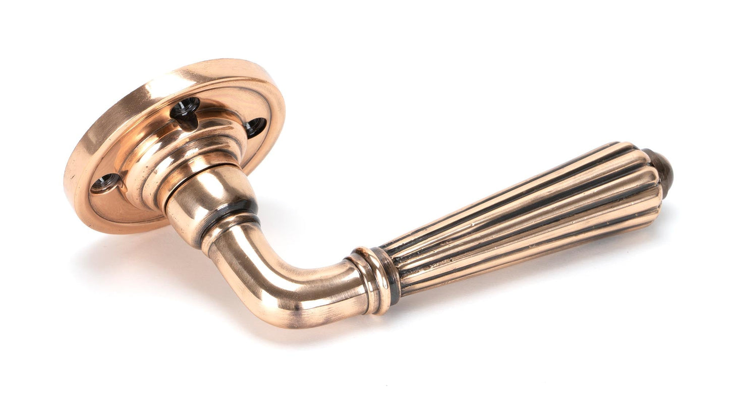 From The Anvil Hinton Lever On Rose Set (Sprung)