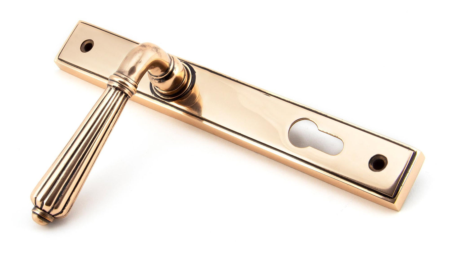 From The Anvil Hinton Slimline Lever Espag. Lock Set