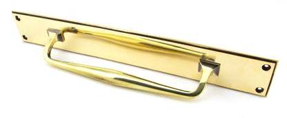 From The Anvil Art Deco Pull Handle On Backplate