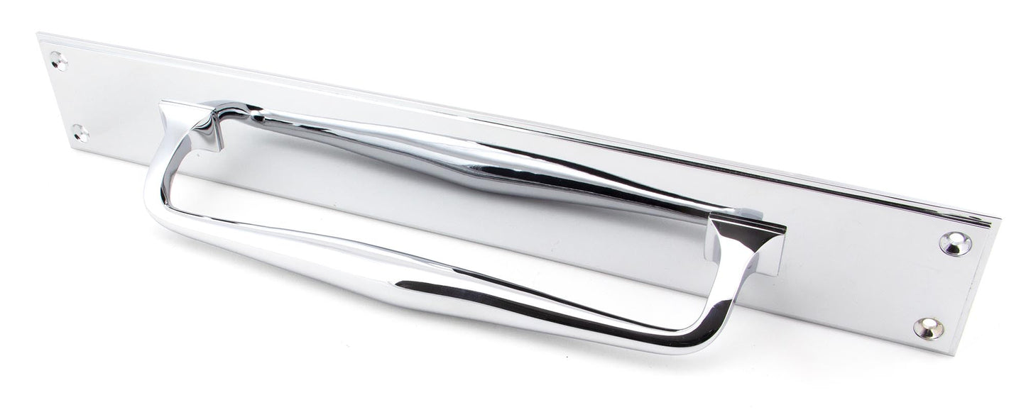 From The Anvil Art Deco Pull Handle On Backplate