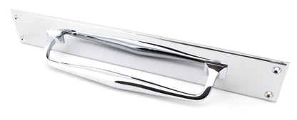 From The Anvil Art Deco Pull Handle On Backplate