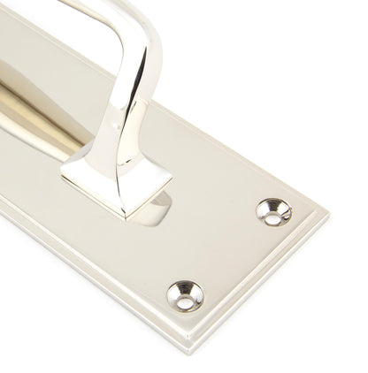 From The Anvil Art Deco Pull Handle On Backplate