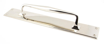 From The Anvil Art Deco Pull Handle On Backplate