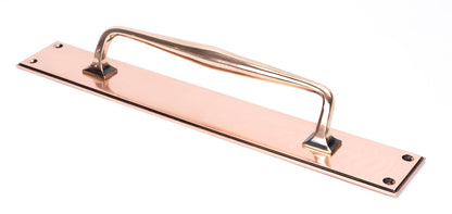 From The Anvil Art Deco Pull Handle On Backplate