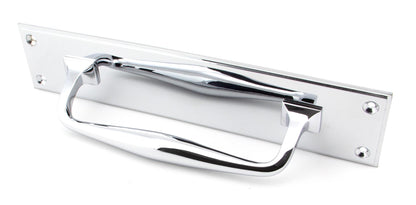 From The Anvil Art Deco Pull Handle On Backplate