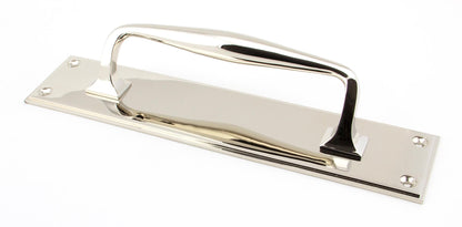 From The Anvil Art Deco Pull Handle On Backplate