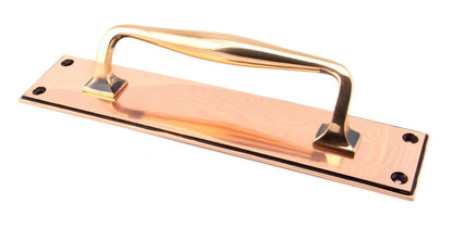 From The Anvil Art Deco Pull Handle On Backplate