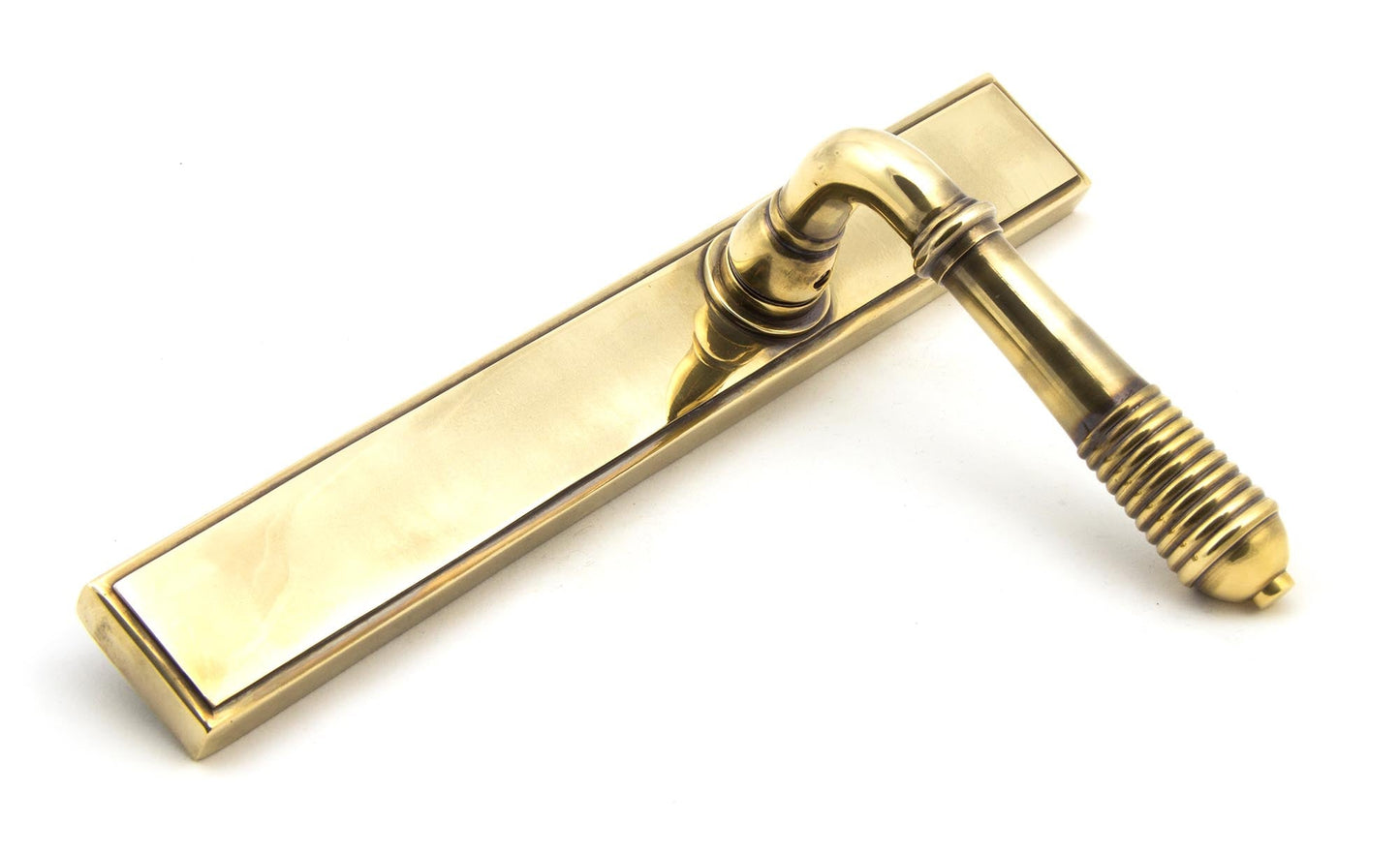 From The Anvil Reeded Slimline Lever Espag. Latch Set