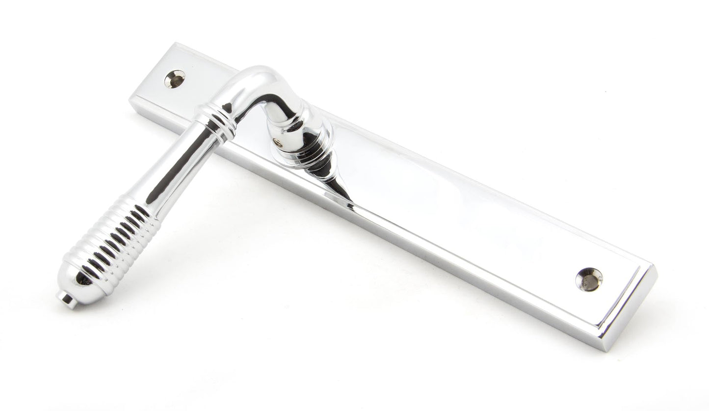 From The Anvil Reeded Slimline Lever Espag. Latch Set