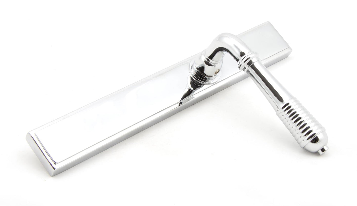 From The Anvil Reeded Slimline Lever Espag. Latch Set
