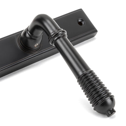 From The Anvil Reeded Slimline Lever Espag. Latch Set