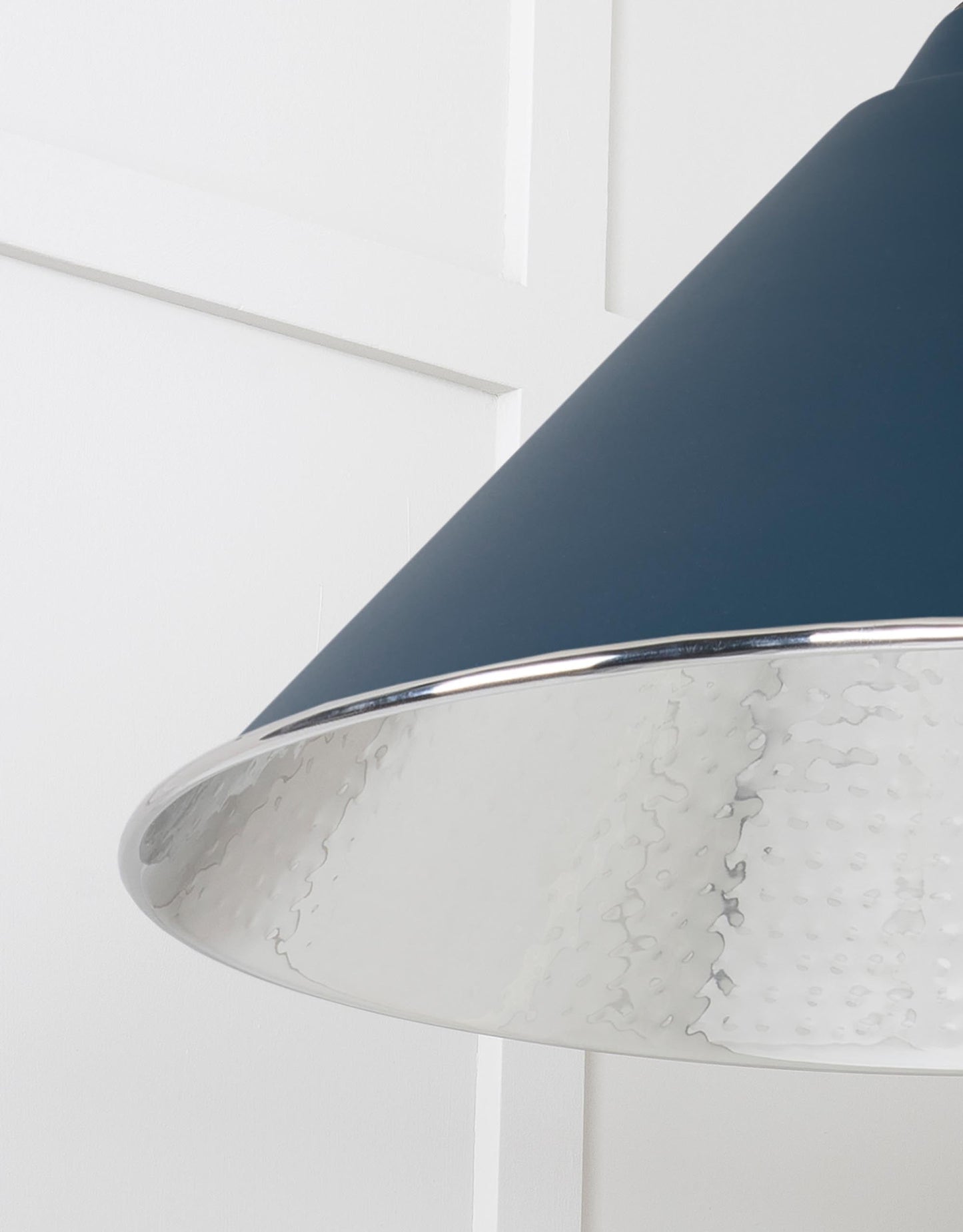 From The Anvil Hammered Nickel Hockley Pendant