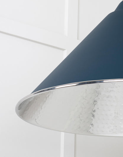 From The Anvil Hammered Nickel Hockley Pendant