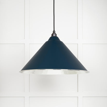 From The Anvil Hammered Nickel Hockley Pendant