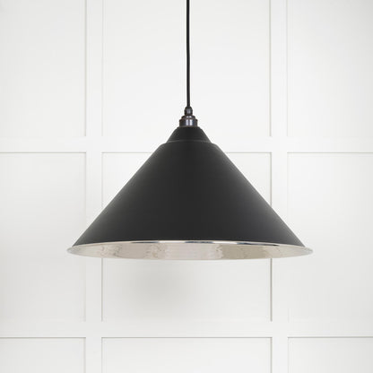 From The Anvil Hammered Nickel Hockley Pendant