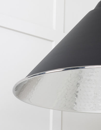 From The Anvil Hammered Nickel Hockley Pendant