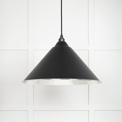 From The Anvil Hammered Nickel Hockley Pendant