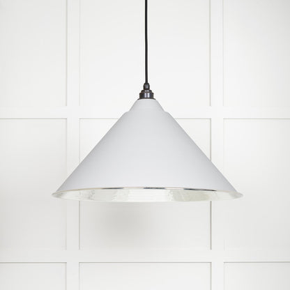 From The Anvil Hammered Nickel Hockley Pendant