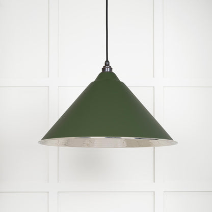 From The Anvil Hammered Nickel Hockley Pendant