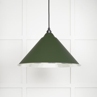 From The Anvil Hammered Nickel Hockley Pendant