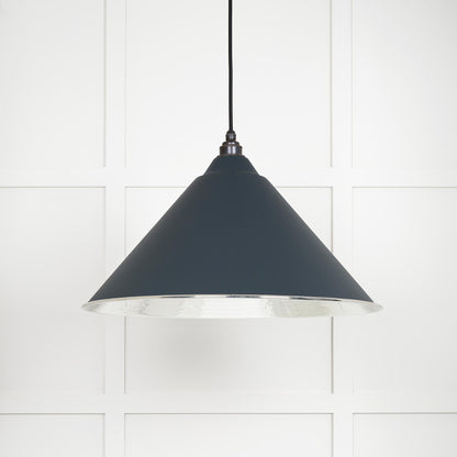 From The Anvil Hammered Nickel Hockley Pendant