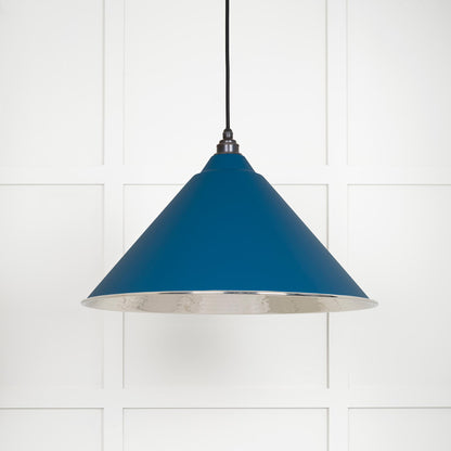 From The Anvil Hammered Nickel Hockley Pendant