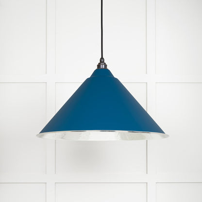 From The Anvil Hammered Nickel Hockley Pendant