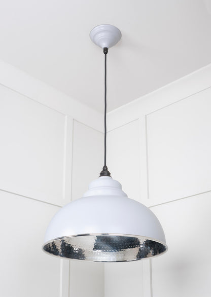 From The Anvil Hammered Nickel Harborne Pendant