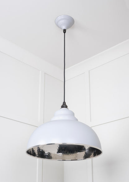 From The Anvil Hammered Nickel Harborne Pendant