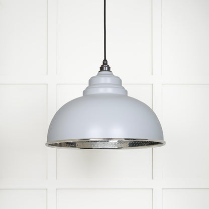 From The Anvil Hammered Nickel Harborne Pendant