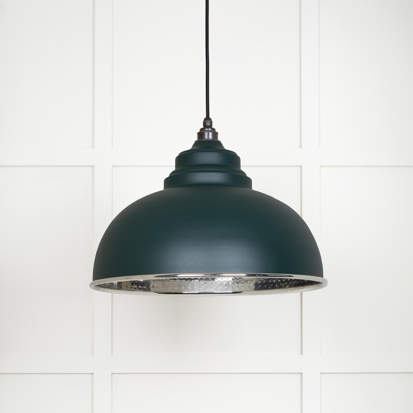 From The Anvil Hammered Nickel Harborne Pendant