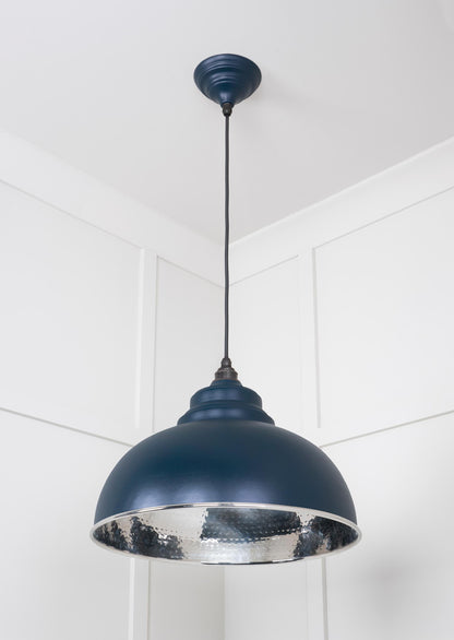 From The Anvil Hammered Nickel Harborne Pendant
