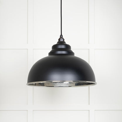 From The Anvil Hammered Nickel Harborne Pendant