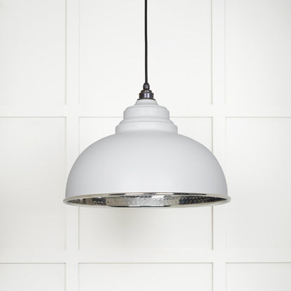From The Anvil Hammered Nickel Harborne Pendant