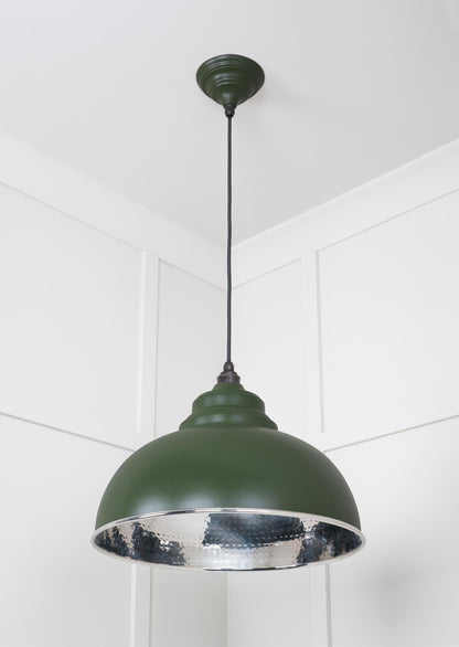 From The Anvil Hammered Nickel Harborne Pendant
