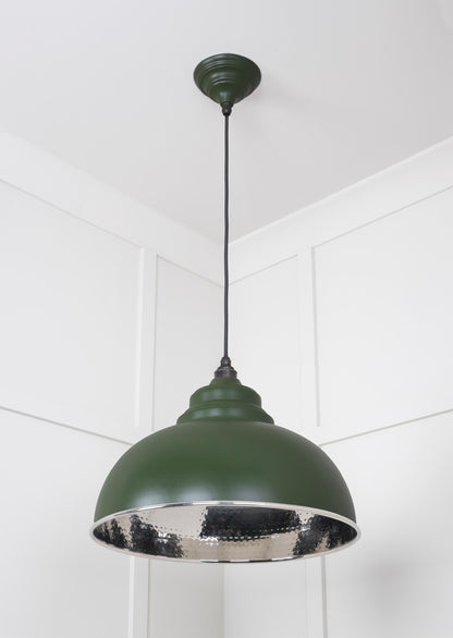 From The Anvil Hammered Nickel Harborne Pendant