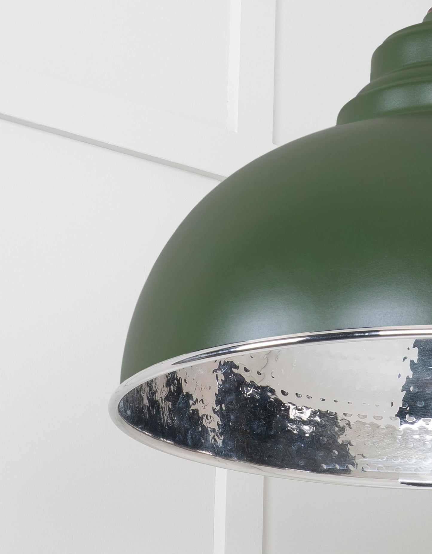 From The Anvil Hammered Nickel Harborne Pendant