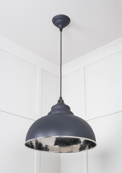 From The Anvil Hammered Nickel Harborne Pendant
