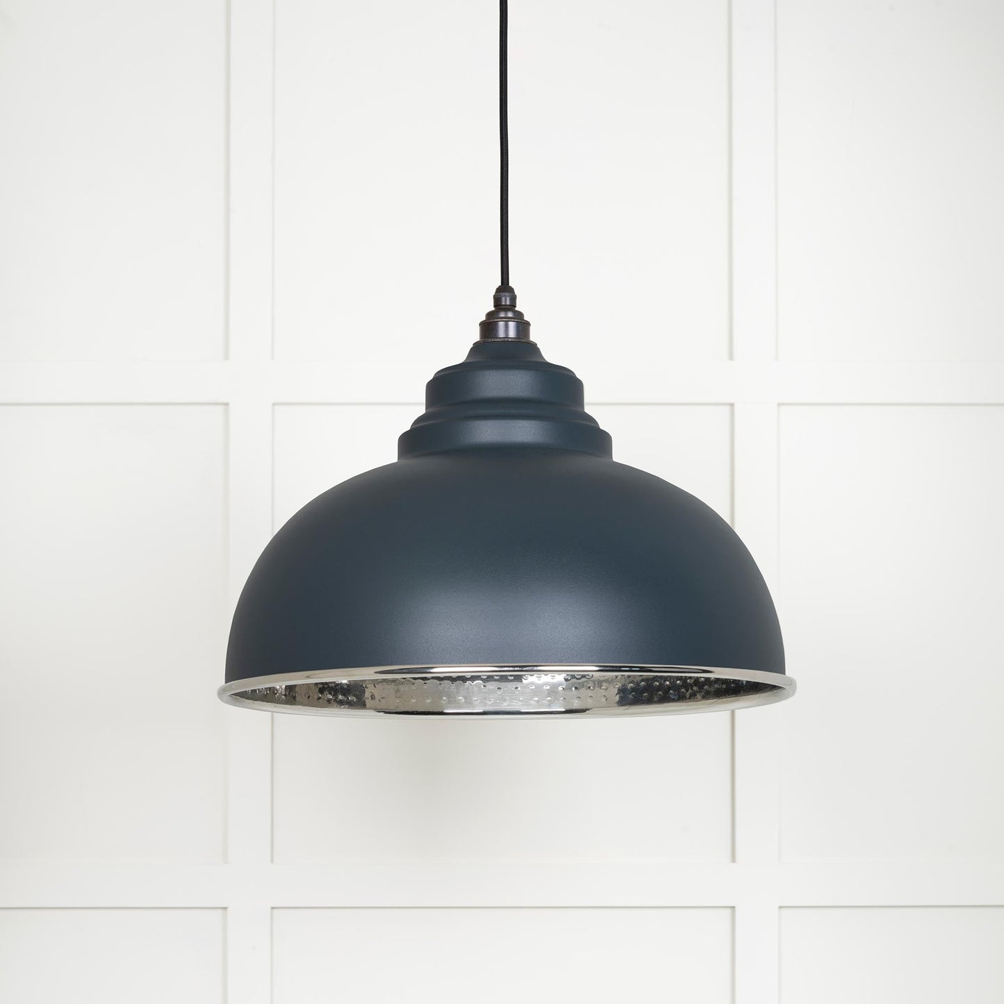 From The Anvil Hammered Nickel Harborne Pendant